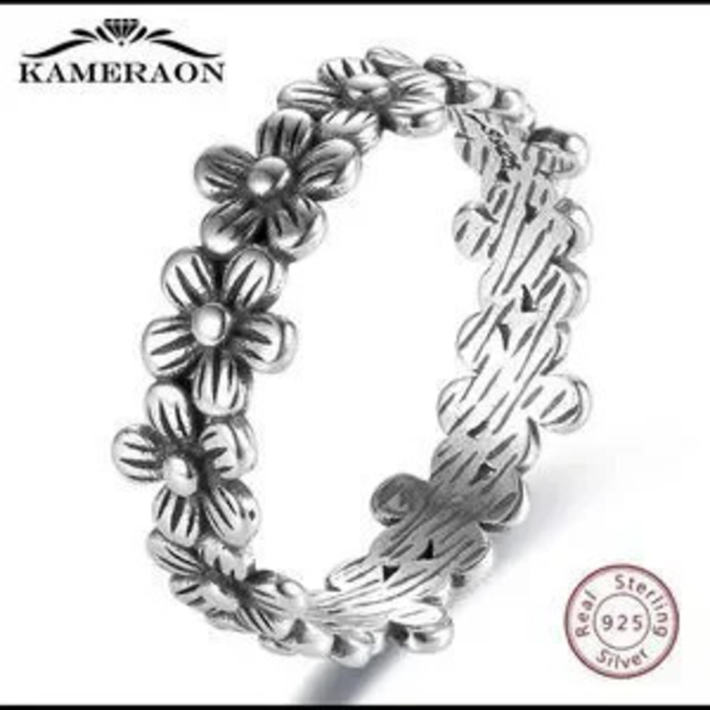 Flower Vintage Style?Rings?925
